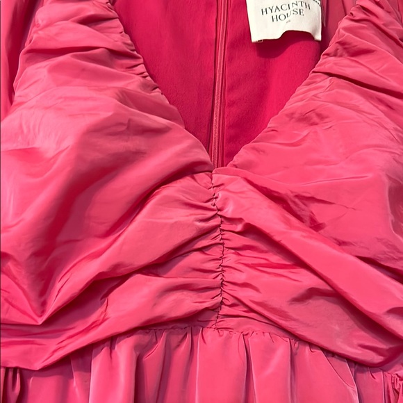 Pink Embellished Ruffled Gown - Picture 5 of 9